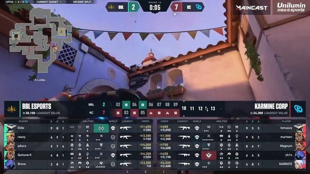 BBL vs Karmine Corp | Карта 2 | VALORANT Champions Tour 2024: EMEA Stage 2