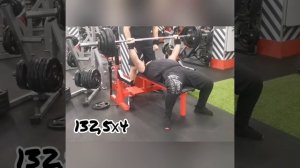 Жим лёжа. Васильев Кирилл. 132,5 кг.