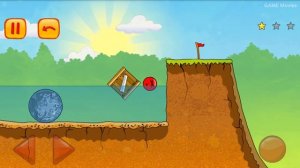 Красный Шарик Собирает Звезды! Мультик ИГРА Red Ball 3