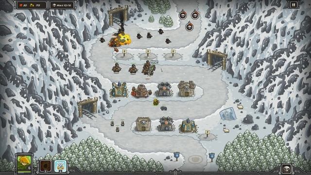 Прохождение Kingdom Rush #5[Зима]
