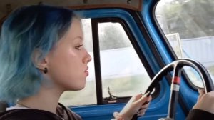 Ученица за рулём ГАЗ-53