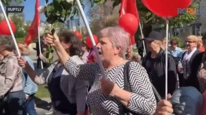 Жители Кишинева вышли на первомайские демонстрации
