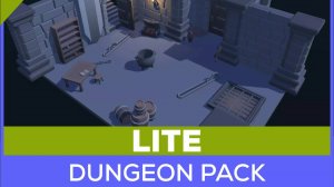Asset Unity - Lite Dungeon Pack - Low Poly 3D Art by Gridness