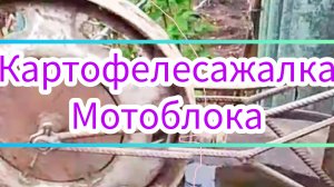 Картофелесажалка  самодельная
