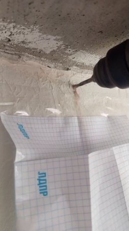 🔨Как просверлить отверстие в стене без пыли🔨