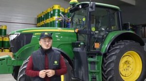 Обзор тракторa John Deere 6155M
