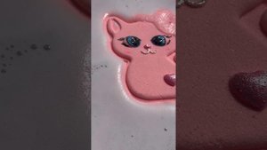 Бомбочка своими руками пенная Кошечка