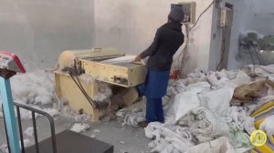Как это делают в Пакистане Производство одеял и подушек