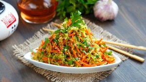 🥗 Пикантная овощная закуска из кабачков и моркови по-корейски