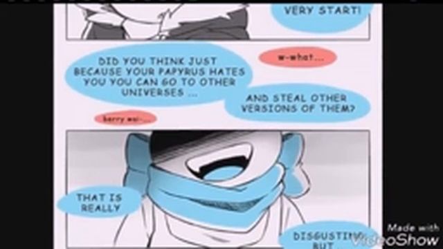 Озвучка комикса по Underswap (Yandere Blueberry) с Ваньком.
