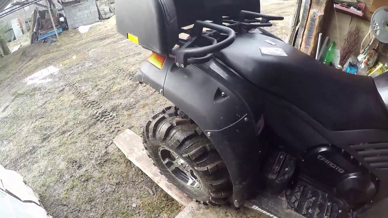 заглушка в бампер cf moto x5 x6