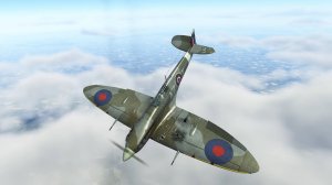 Bf109G2 против Spitfire MkV . Рейнланд. VR