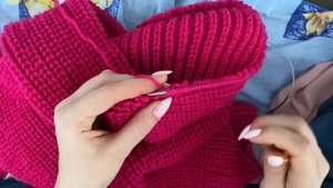 Набор петель в пройме. KnittingLove