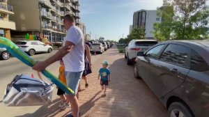 Улица Славная п.Витязево, идем на пляж Венера