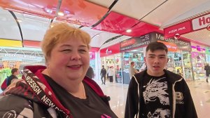 Всей семьёй  развлекаемся  в Радуга парк.