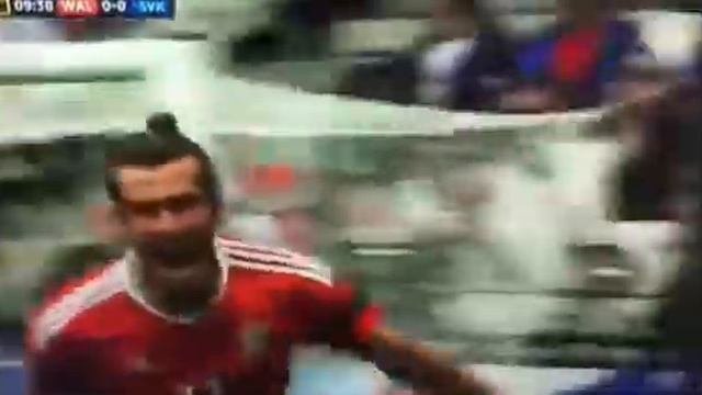 Gareth Bale Wales 1-0 Slovakia Euro 2016 & Гарет Бейл Уэльс 1-0 Словакия Евро 2016 смотреть онлайн