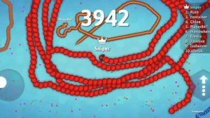 Прохождение игры"Snake.io".