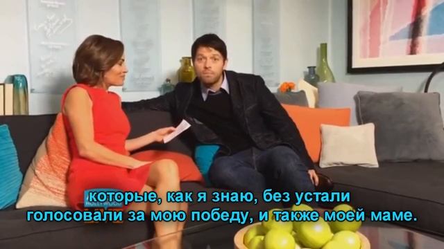 Интервью Миши Коллинза на Access Hollywood  [RUS SUBS]