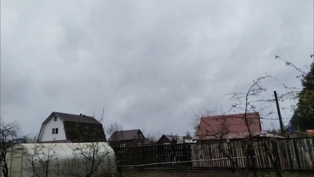 Красивое движение облаков!