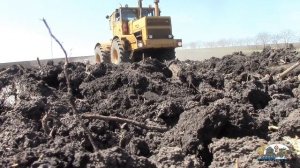 Первая обработка залежной земли после пахоты "Кировец" К701 + БДТ 7