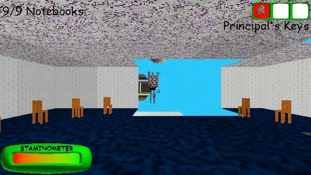 Baldi's Basics Classic Remastered Party Style Основная концовка.