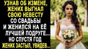 Узнав об измене, жених выгнал свою невесты со свадьбы и женился на её лучшей подруге... Но спустя...