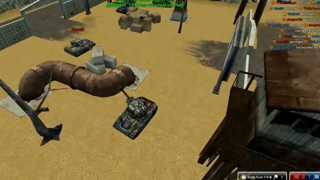 Tanki Online GamePlay №6- ХР Zone 5 vs 5 [D3s]