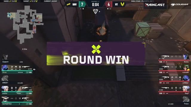 NAVI vs Team Vitality | Карта 3 | VALORANT Champions Tour 2024: EMEA Stage 2