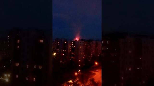 8 мая. Салют на Горском. Новосибирск