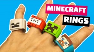 Оригами из бумаги КОЛЬЦО майнкрафт