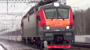 ЭП20-004 с поездом "Стриж-Тальго" №708 "Москва – Нижний Новгород"