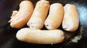 Сардели запеченные с яйцом