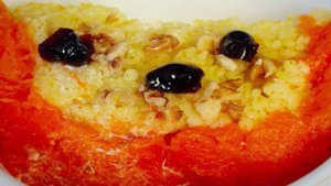 Пшенная каша запеченная в тыкве