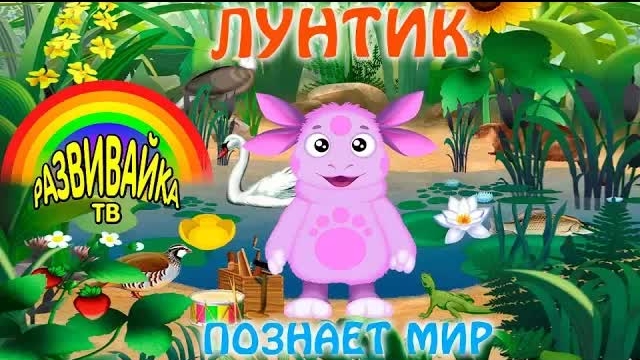 Лунтик познает мир. Развивающие видео.
