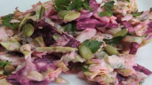 Салат из капусты со свеклой