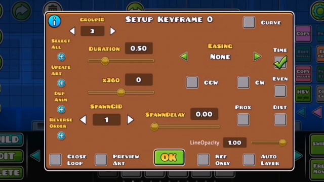 как работает keyframe. 2.2 Geometry dash смотреть онлайн