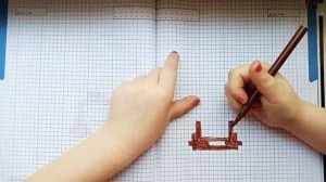 Рисуем какашечку по клеточкам