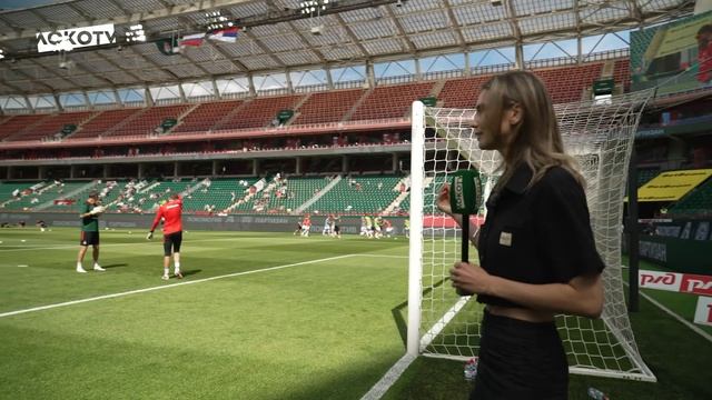 День матча против «Партизана» с Ирой Подшибякиной