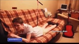 Лыжная палка в ж*пе