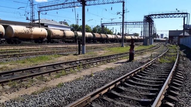 "Зеленый тройник ВЛ10УК"! Электровоз ВЛ10УК-1019А/1020 с наливным поездом.