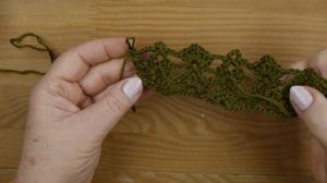 Вязать сверху вниз Двойной узор крючком