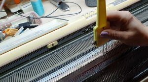 Убавки и прибавки на ДФЖ , ВТО. Двухфонтурный жаккард на вязальной машине