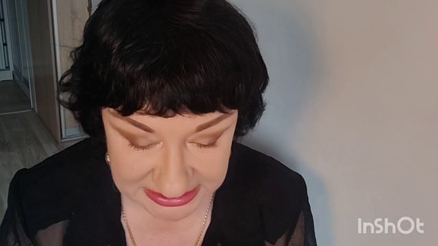 Преображение после 55 лет. Яркий зелено- фиолетово- розовый макияж выходного дня.