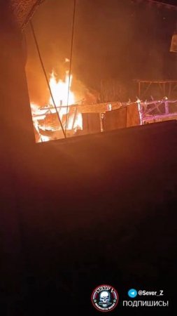 Последствия удара FPV-дрона по ПВД 21-й ОМБр ВСУ