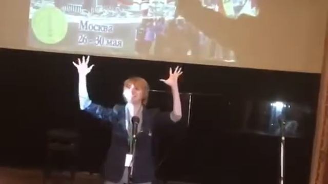 Наталья Шахназарова читает свое известное стихотворение на награждении фестиваля ЛИФФТ.