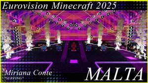 Eurovision Minecraft 2025 - Malta - Miriana Conte - Serving