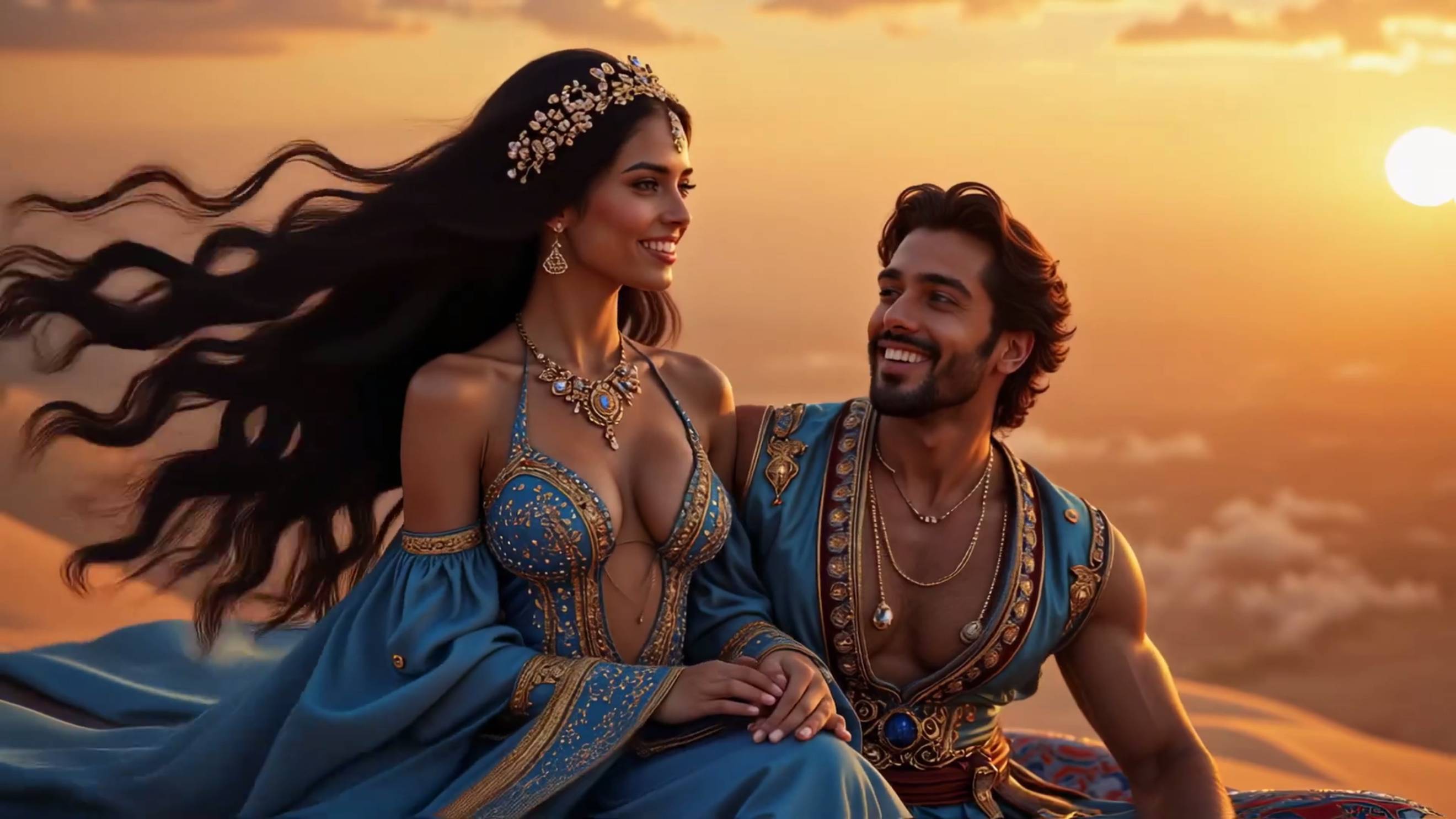 Aladdin and Jasmine - Fantasy Music Story смотреть онлайн