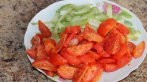 Лаваш гриль с грибами, перцем и баклажаном