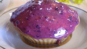 Кексы ванильные с творогом и изюмом