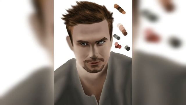 Цифровой портрет Drawing digital portrait